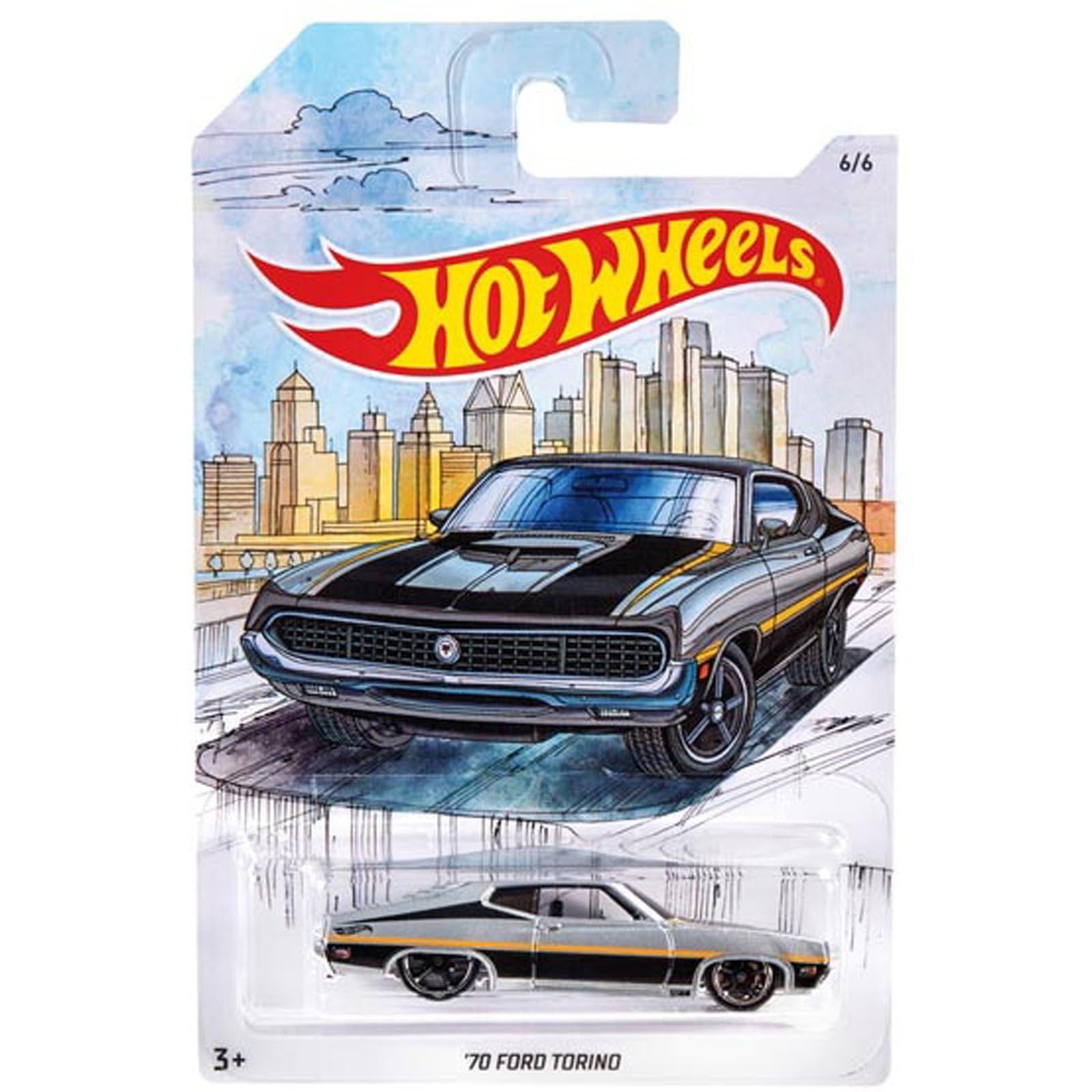 Hot Wheels - '70 Ford Torino - Detroit Muscle Cars - FYY14 Escala
